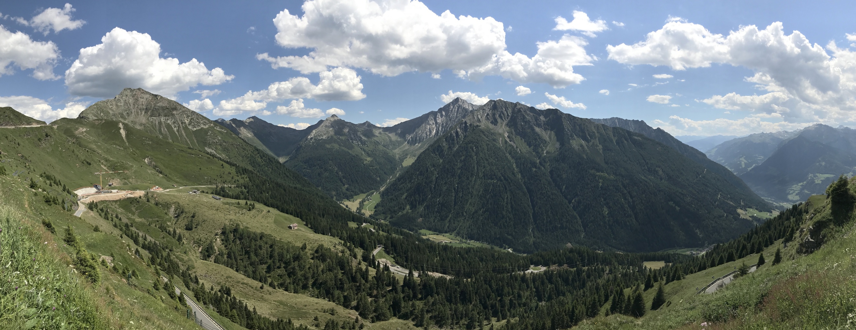 Jaufennpass na druhou stranu